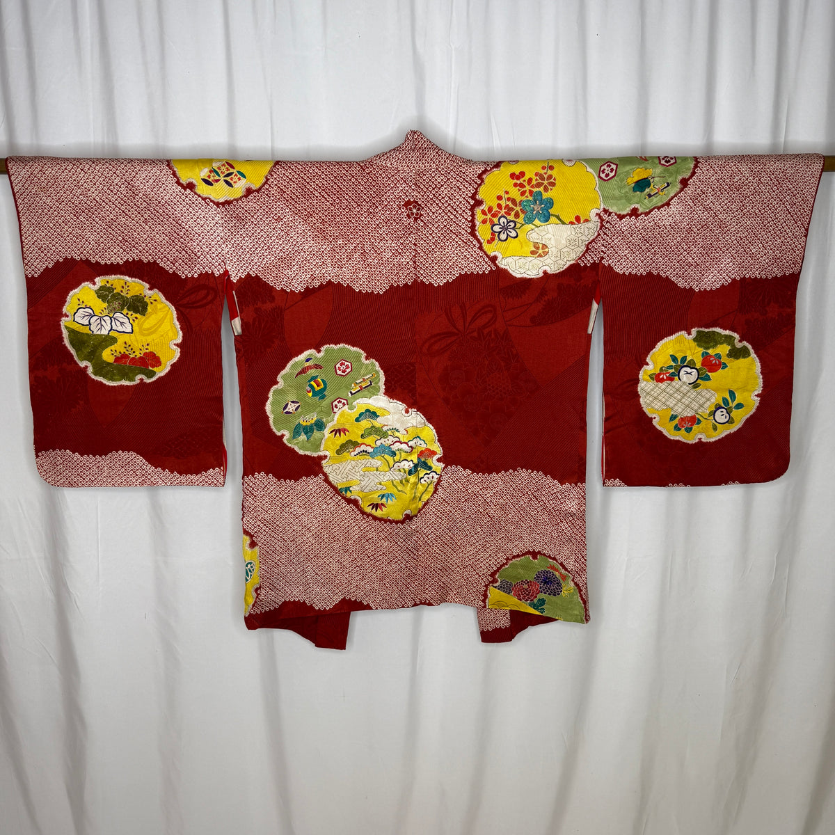 "Auspicious Joy" Vintage Haori Jacket