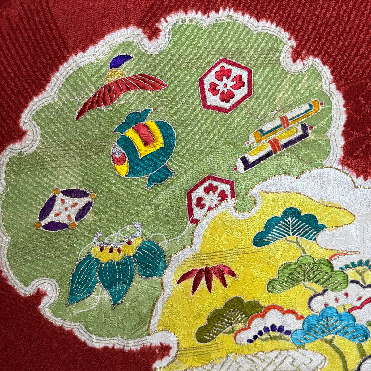 "Auspicious Joy" Vintage Haori Jacket