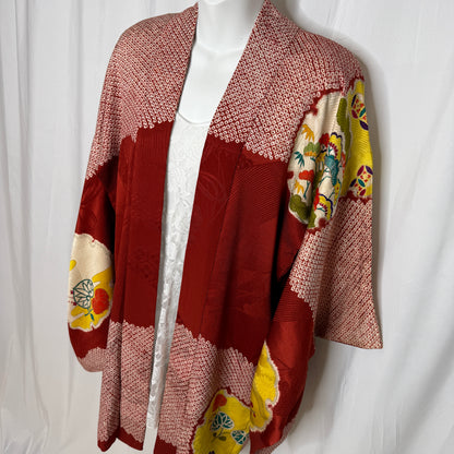 "Auspicious Joy" Vintage Haori Jacket