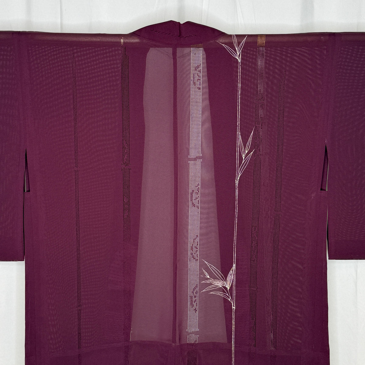 "Sheer Plum" Vintage Haori Jacket