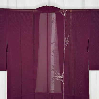 "Sheer Plum" Vintage Haori Jacket