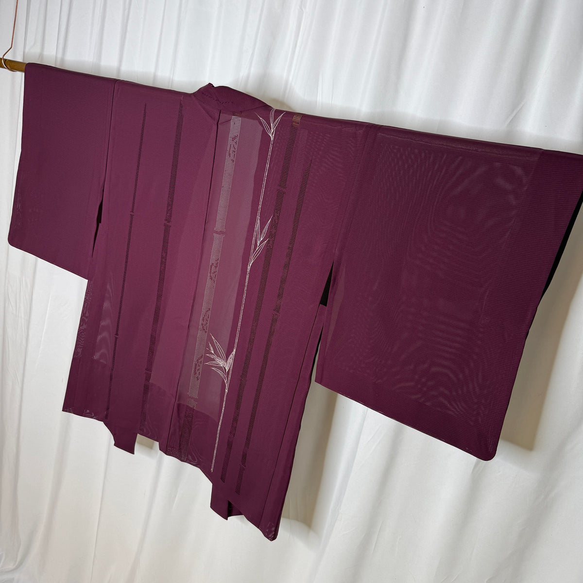 "Sheer Plum" Vintage Haori Jacket