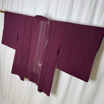 "Sheer Plum" Vintage Haori Jacket