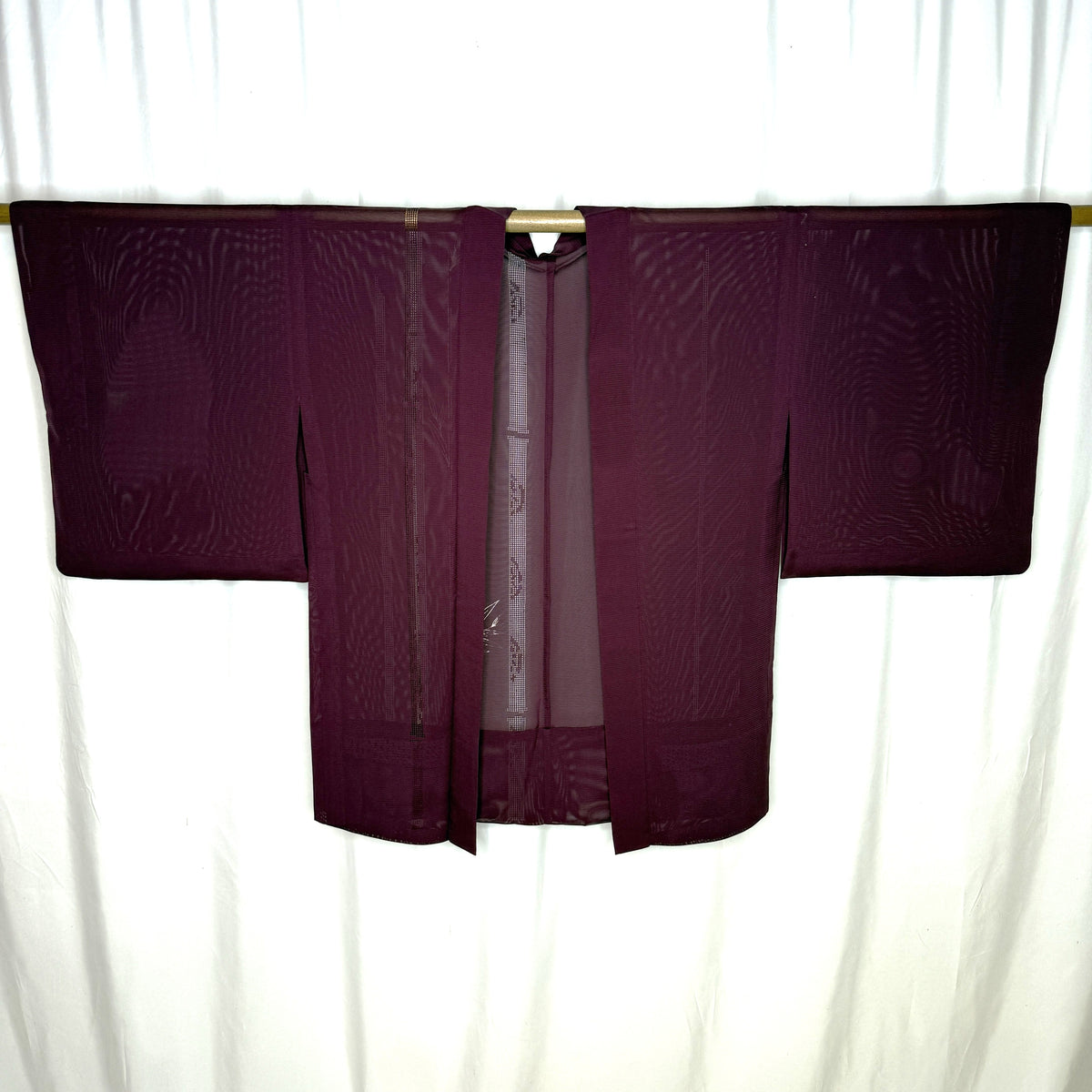 "Sheer Plum" Vintage Haori Jacket