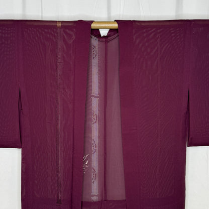 "Sheer Plum" Vintage Haori Jacket