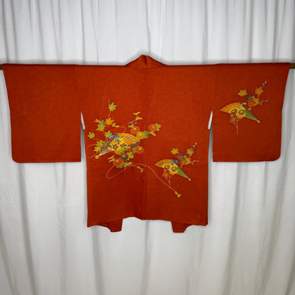 "Persimmon Fans" Vintage Haori Jacket
