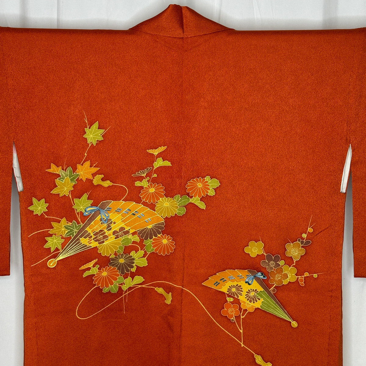 "Persimmon Fans" Vintage Haori Jacket