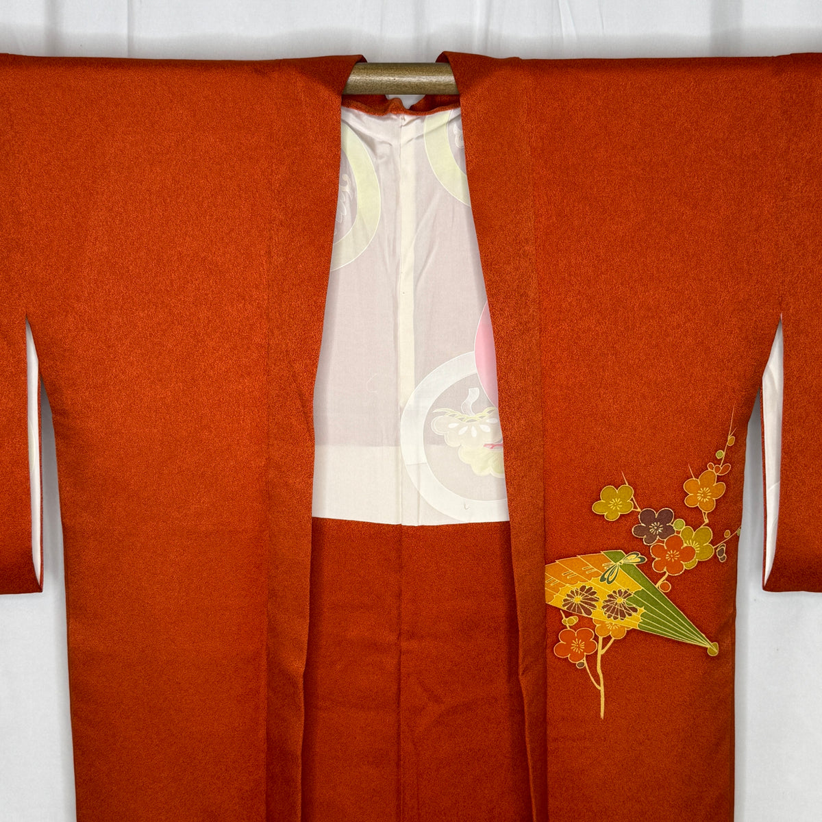 "Persimmon Fans" Vintage Haori Jacket