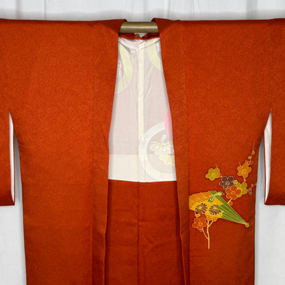 "Persimmon Fans" Vintage Haori Jacket