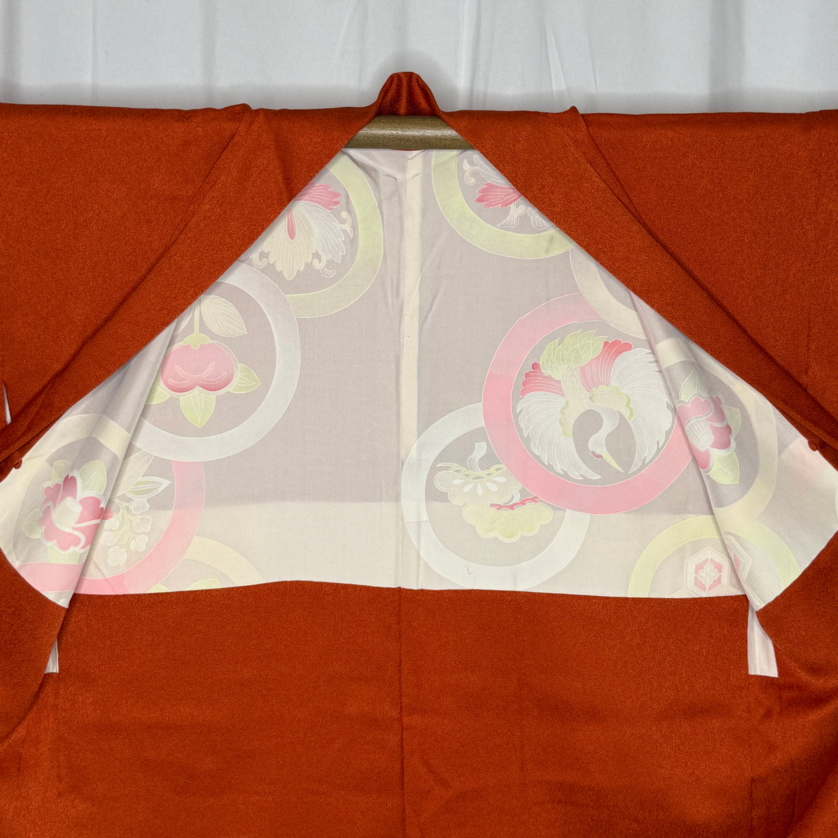 "Persimmon Fans" Vintage Haori Jacket