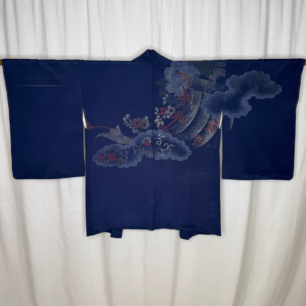 "Drifting Clouds" Vintage Haori Jacket