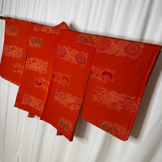 "Citrus Blooms" Vintage Haori Jacket