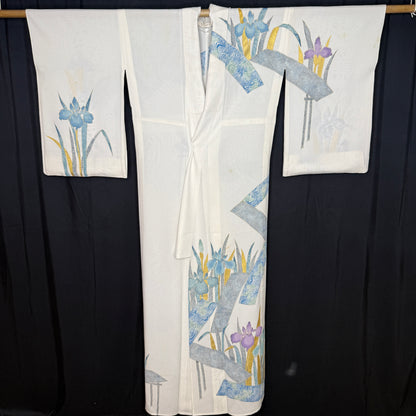 "Iris Cascade" Kimono Obi Set