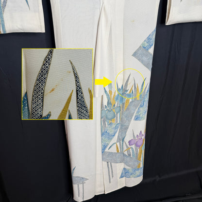 "Iris Cascade" Kimono Obi Set