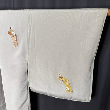 "Coastal Sketch" Vintage Haori Jacket