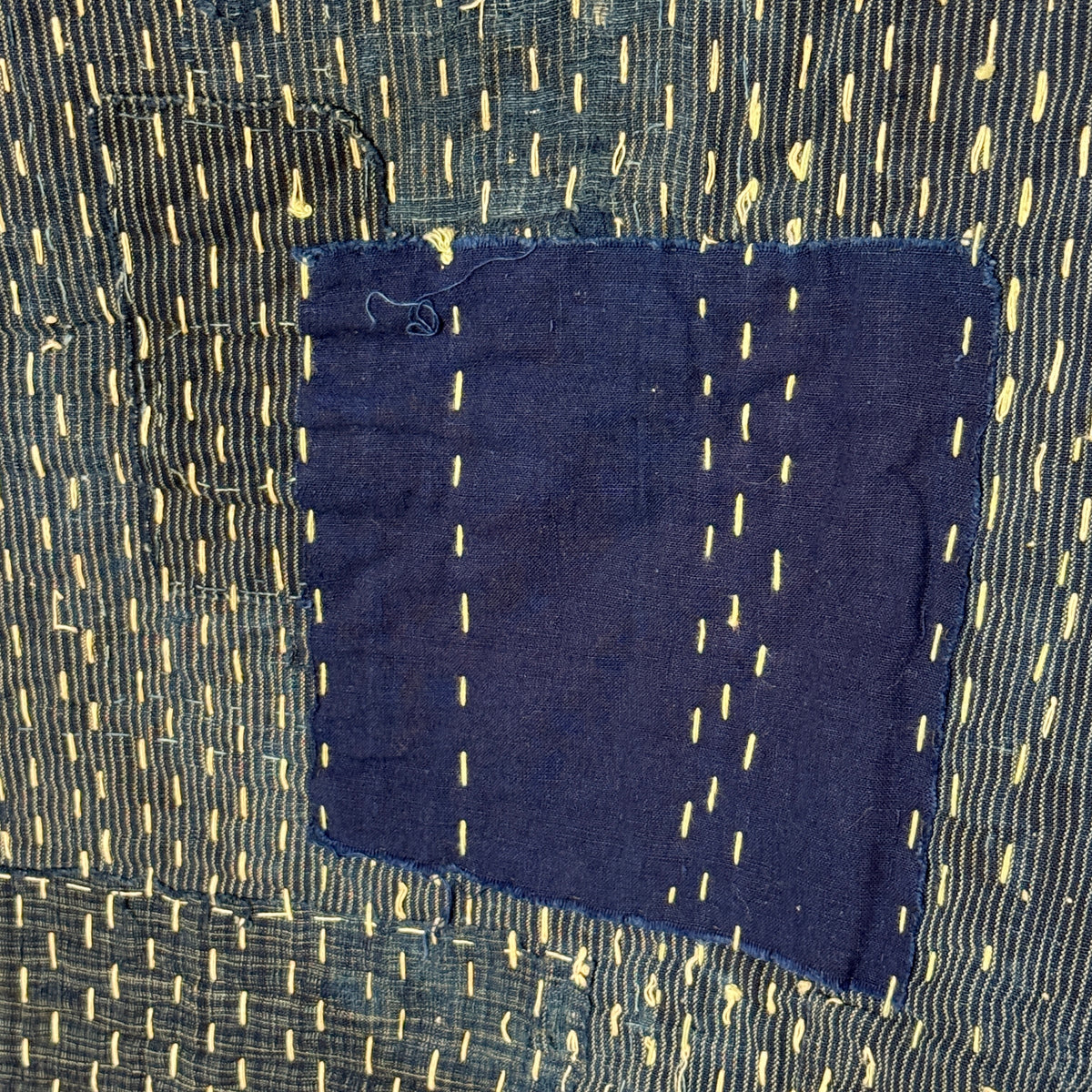 "Sashiko Boro" Antique Kotatsu Blanket