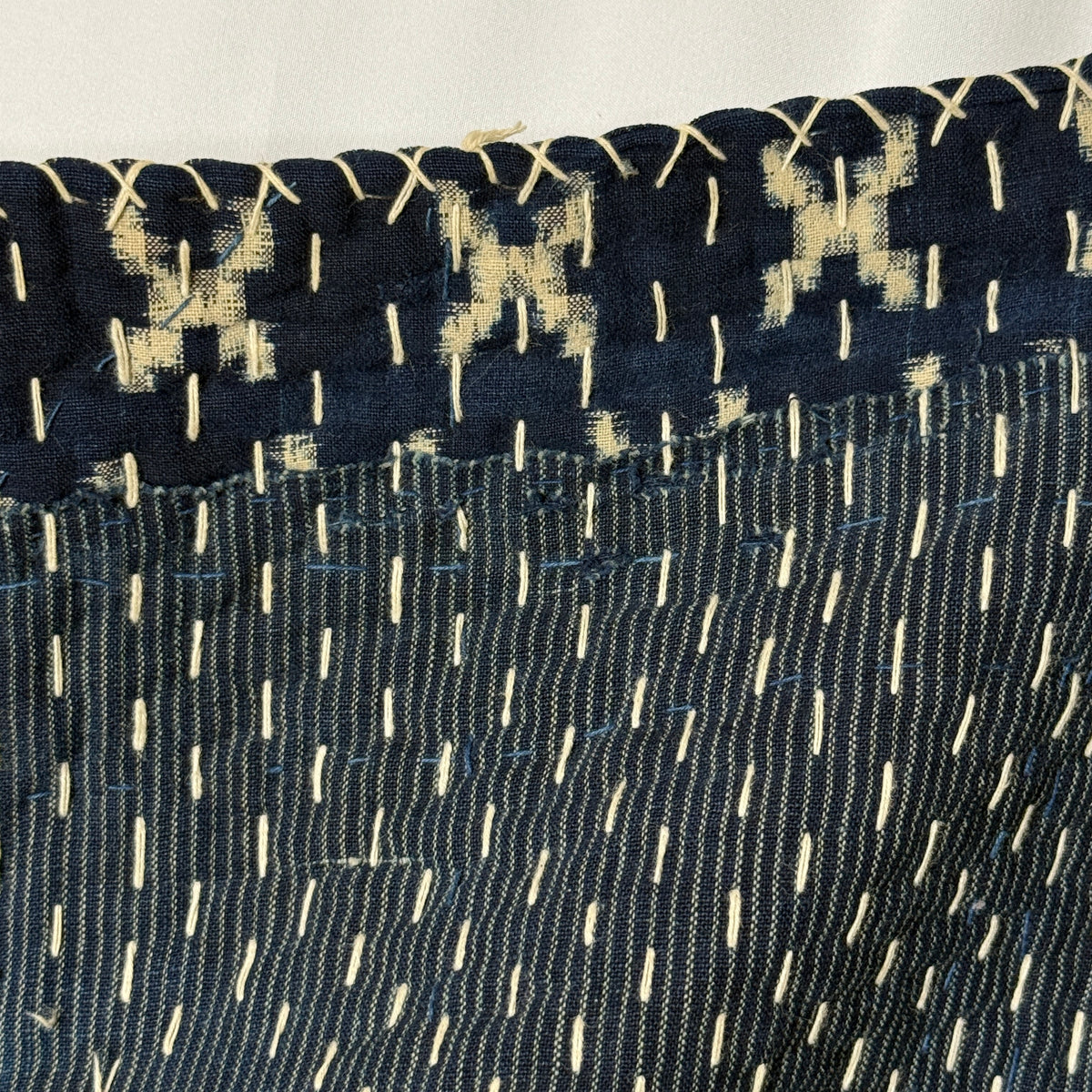 "Sashiko Boro" Antique Kotatsu Blanket