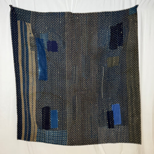 "Sashiko Boro" Antique Kotatsu Blanket