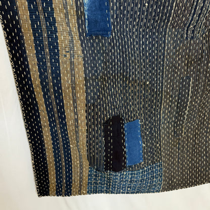 "Sashiko Boro" Antique Kotatsu Blanket