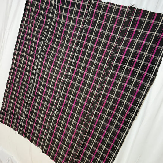 "Berry Plaid" Vintage Futon Cover