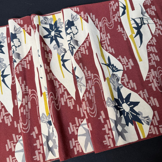 "Retro Style" Vintage Kimono Yardage