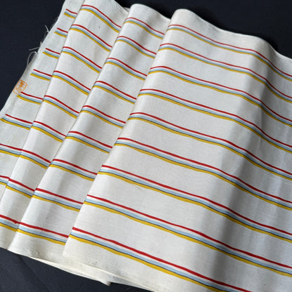 "Festival Stripes" Vintage Kimono Yardage