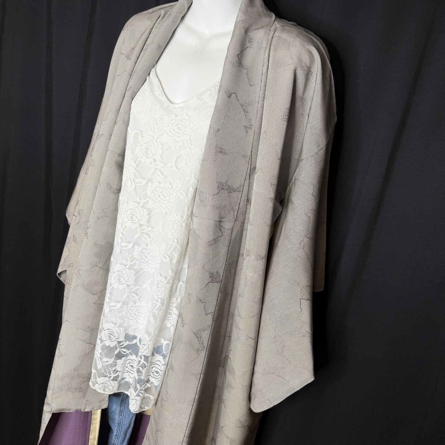 "Thoughtful Weave" Japanique Robe