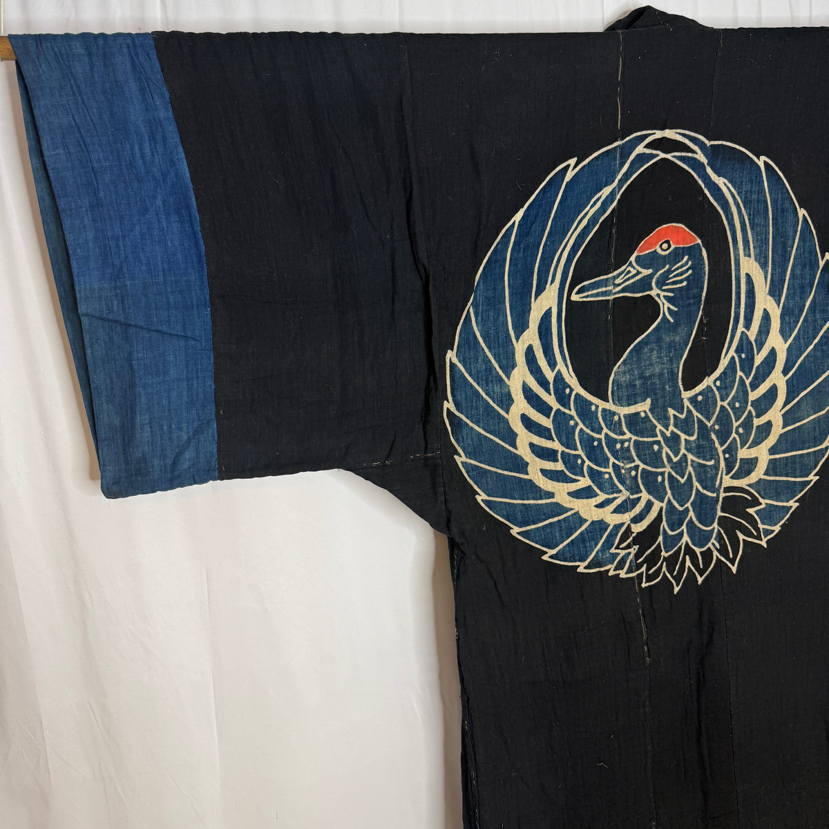"Indigo Slumber" Antique Sleeping Kimono