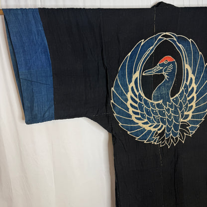 "Indigo Slumber" Antique Sleeping Kimono