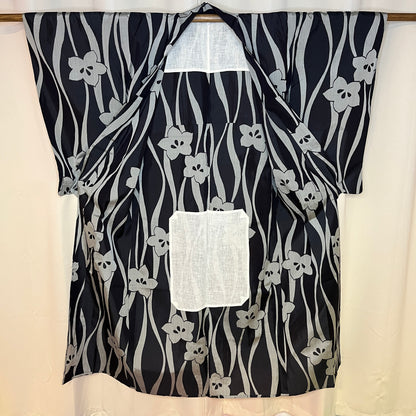 "Rising Bellflower" Vintage Meisen Kimono