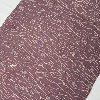 "Twilight Petals" Vintage Kimono Yardage