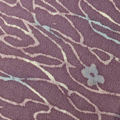 "Twilight Petals" Vintage Kimono Yardage