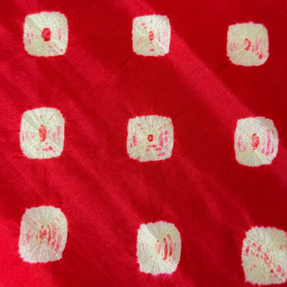 "Scarlet Shibori" Vintage Kimono Yardage