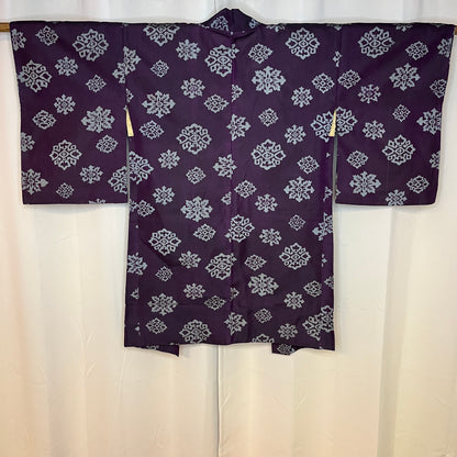 "Snowflake Florals" Vintage Meisen Haori