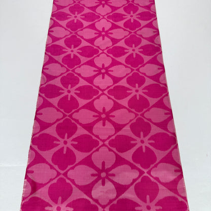 "Cheerful Pink" Vintage Kimono Yardage