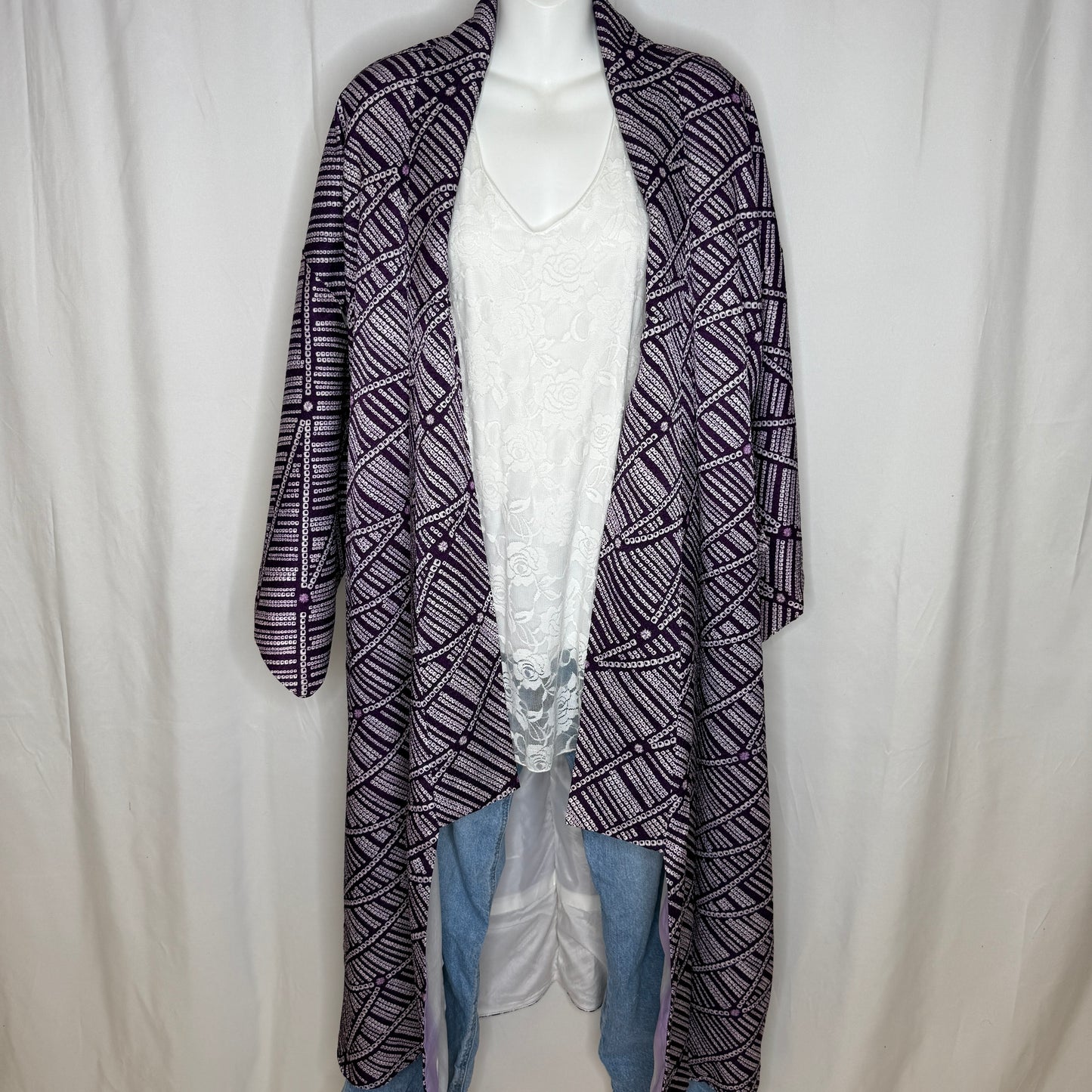 "Purple Matrix" Japanique Robe