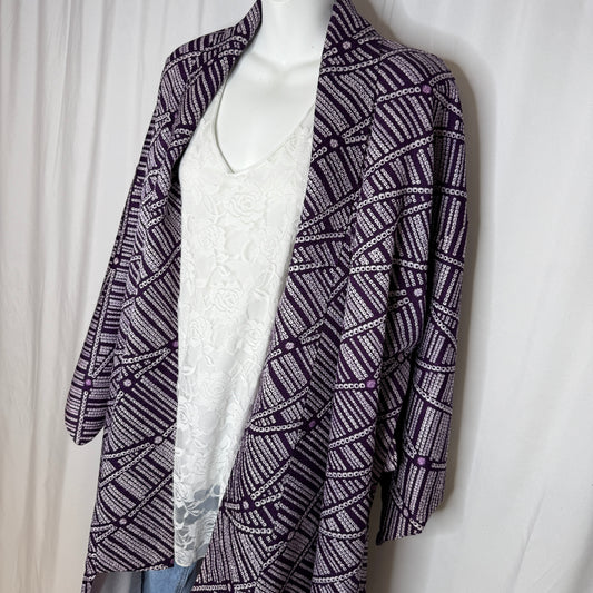 "Purple Matrix" Japanique Robe