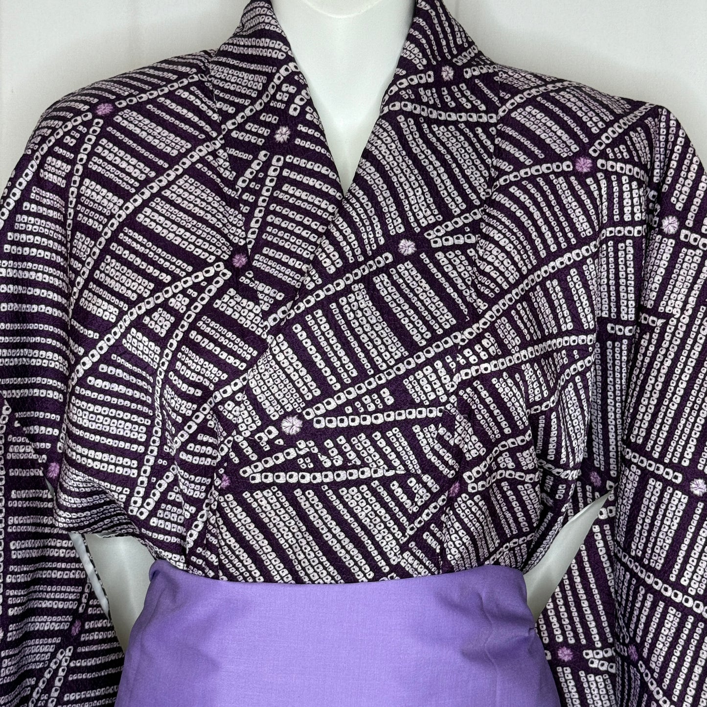 "Purple Matrix" Japanique Robe
