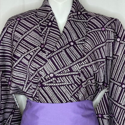 "Purple Matrix" Japanique Robe