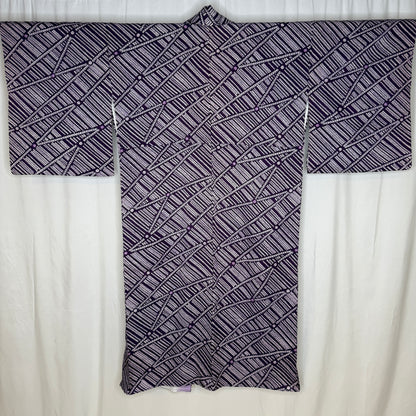 "Purple Matrix" Japanique Robe