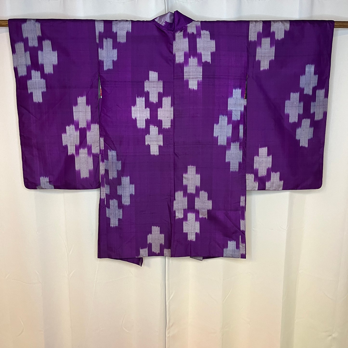 "Diamond Crosses" Vintage Meisen Haori