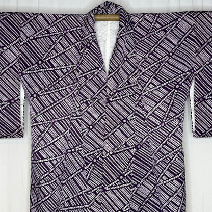 "Purple Matrix" Japanique Robe