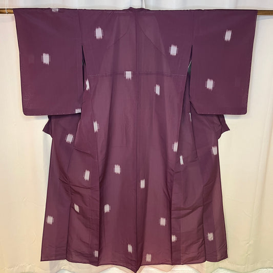 "Cross Squares" Vintage Meisen Kimono