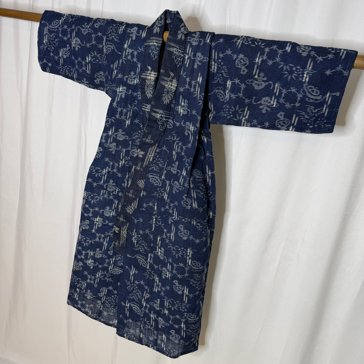 "Indigo Luck" Vintage Child's Kimono