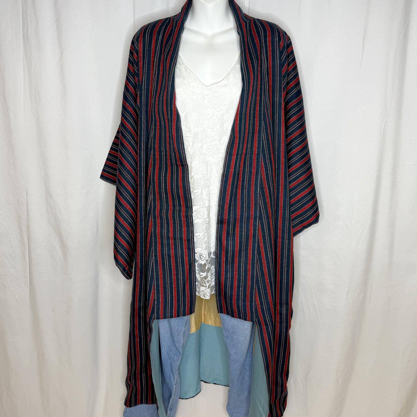 "Regal Stripes" Japanique Robe