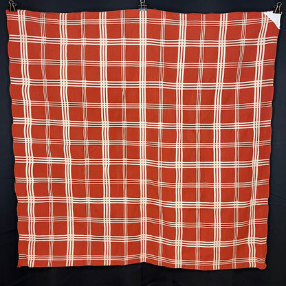 "Terra Cotta Plaid" Furoshiki Wrapping Cloth