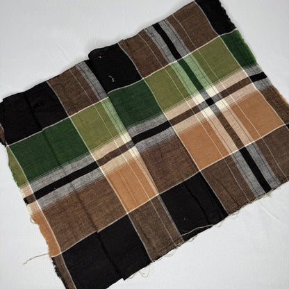 "Woodland Plaid" Cotton Fabric Panel