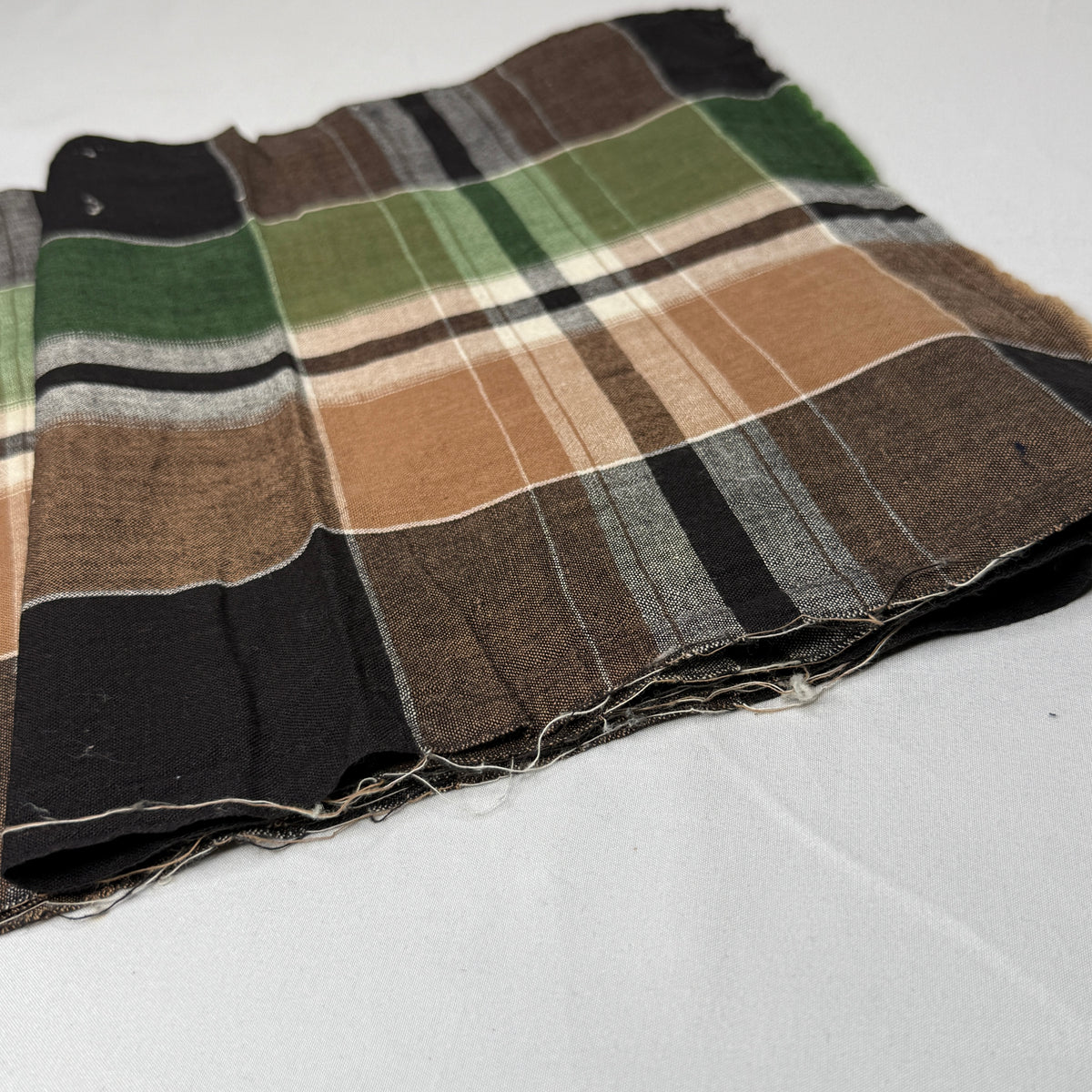 "Woodland Plaid" Cotton Fabric Panel
