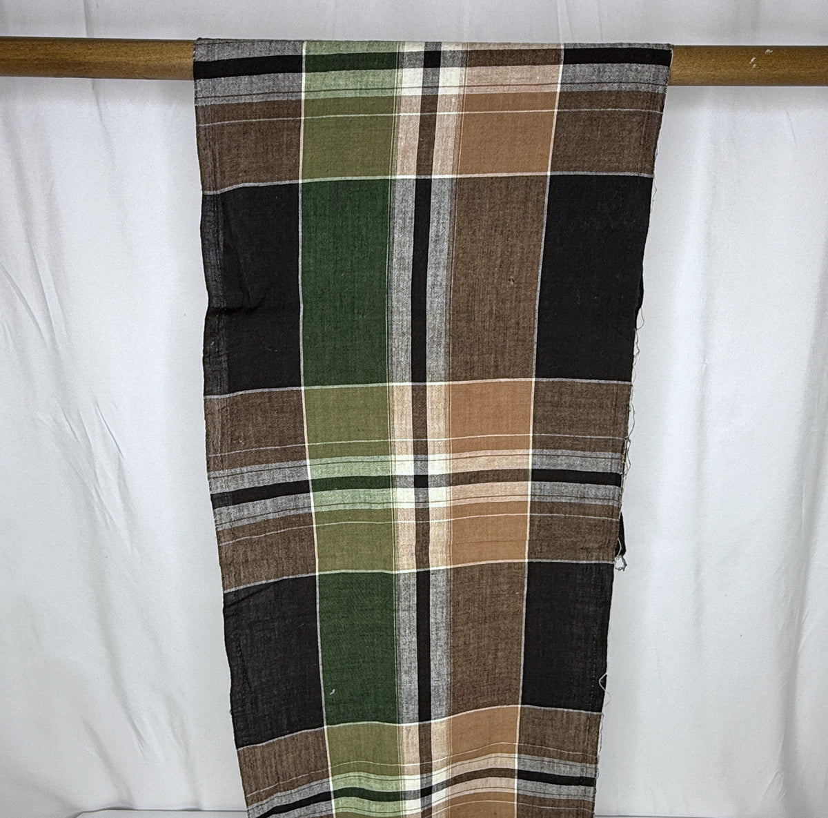 "Woodland Plaid" Cotton Fabric Panel