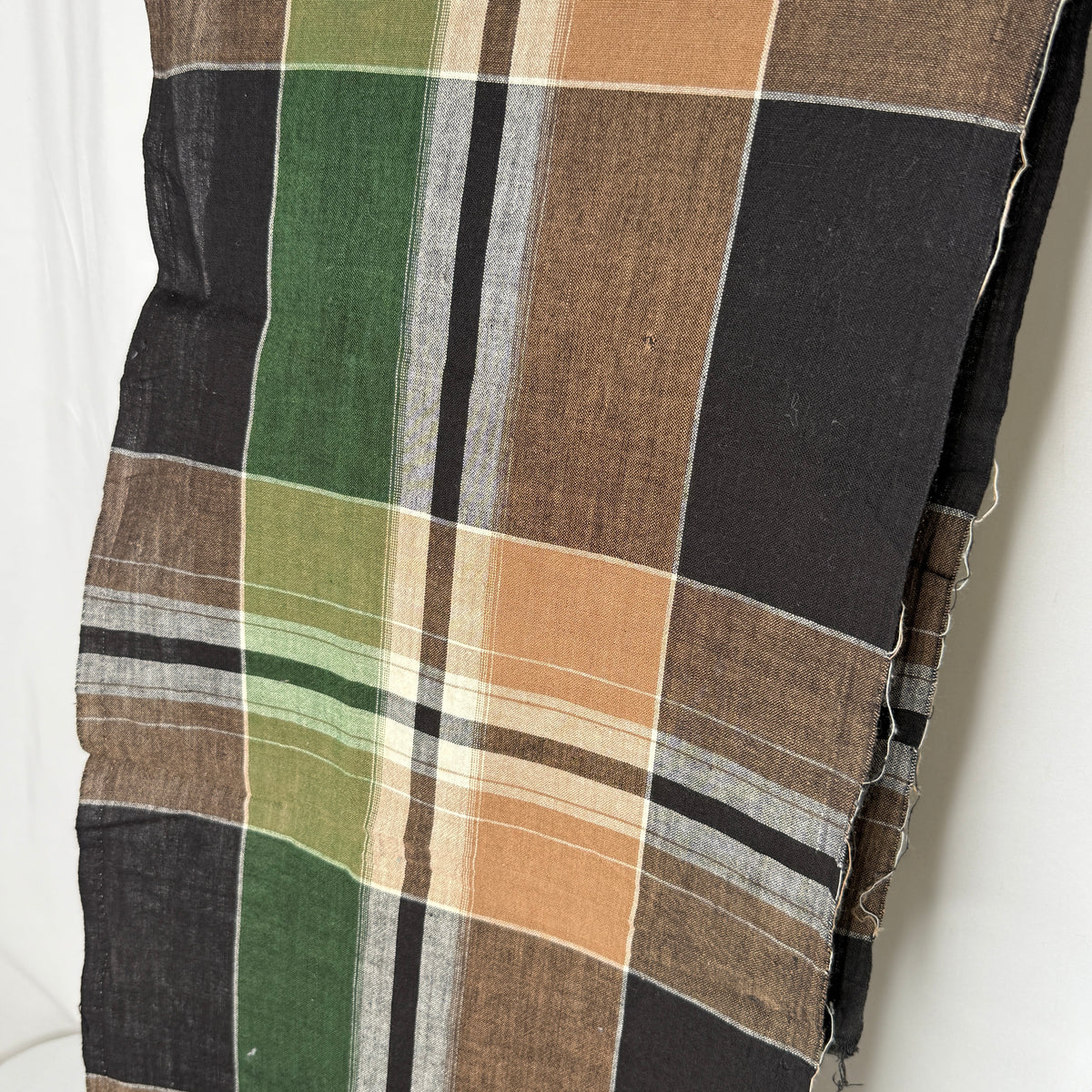 "Woodland Plaid" Cotton Fabric Panel